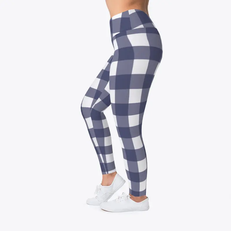 Plaid leggings